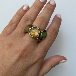 Kiam family stackable ring set of 3